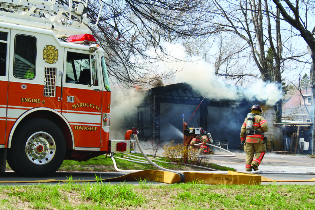 Garage burns in Marquette Township News, Sports, Jobs The Mining